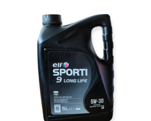 Ulje motorno ELF SPORTI 9 LL SAE 5W30 API SN/CF 5L