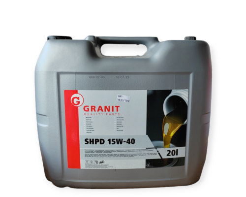 Ulje motorno GRANIT SHPD SAE 15W-40 API CI-4 (SUPER MAX) 20L