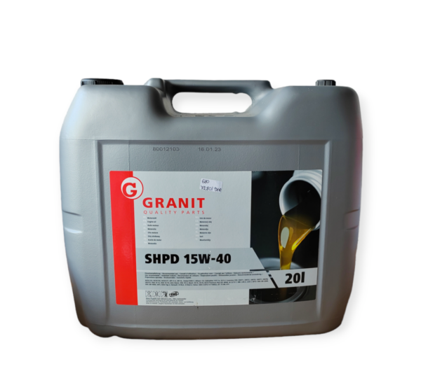Ulje motorno GRANIT SHPD SAE 15W-40 API CI-4 (SUPER MAX) 20L – Kilsi ...