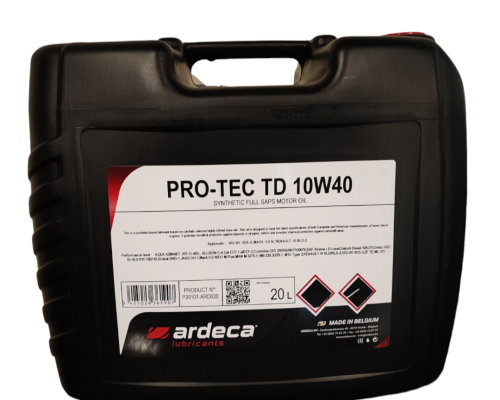 Ulje Ardeca Pro Tec Td 10w 40, 20l